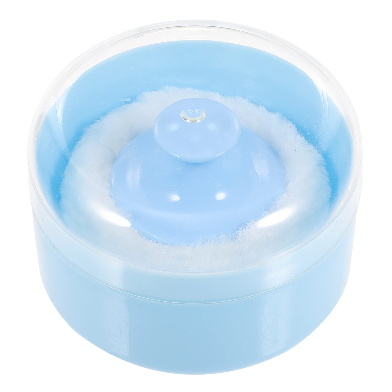 FRCOLOR baby powder puff container side view for easy handling