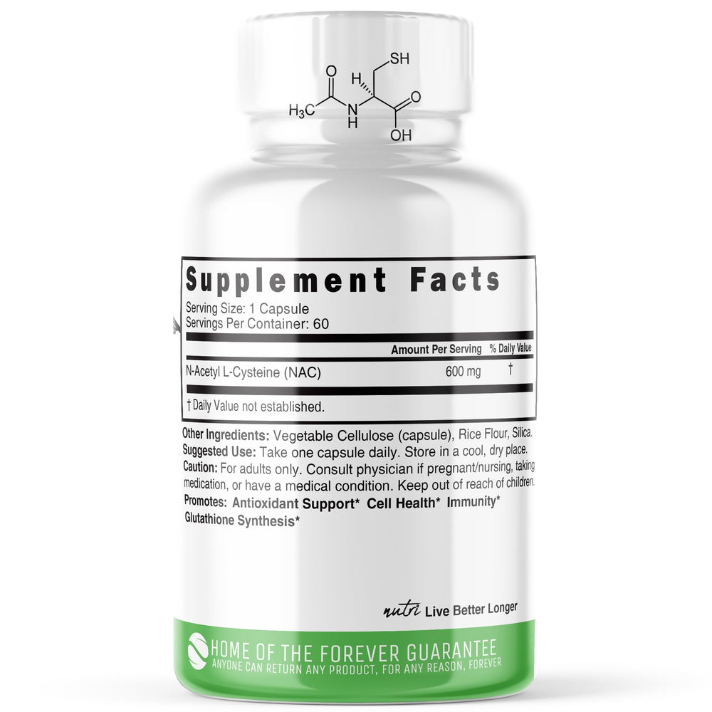 Graphic illustrating free radical protection and glutathione support
