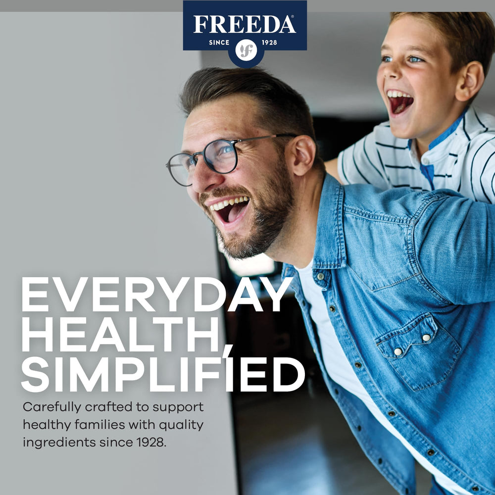 Kosher-certified Freeda SCD Multivitamin packaging