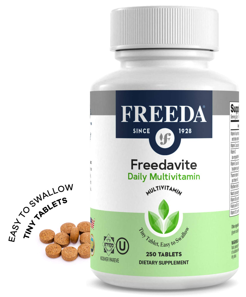 Freedavite Tiny Tablet bottle close-up