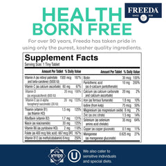 Freedavite Tiny Tablet vitamins and minerals list