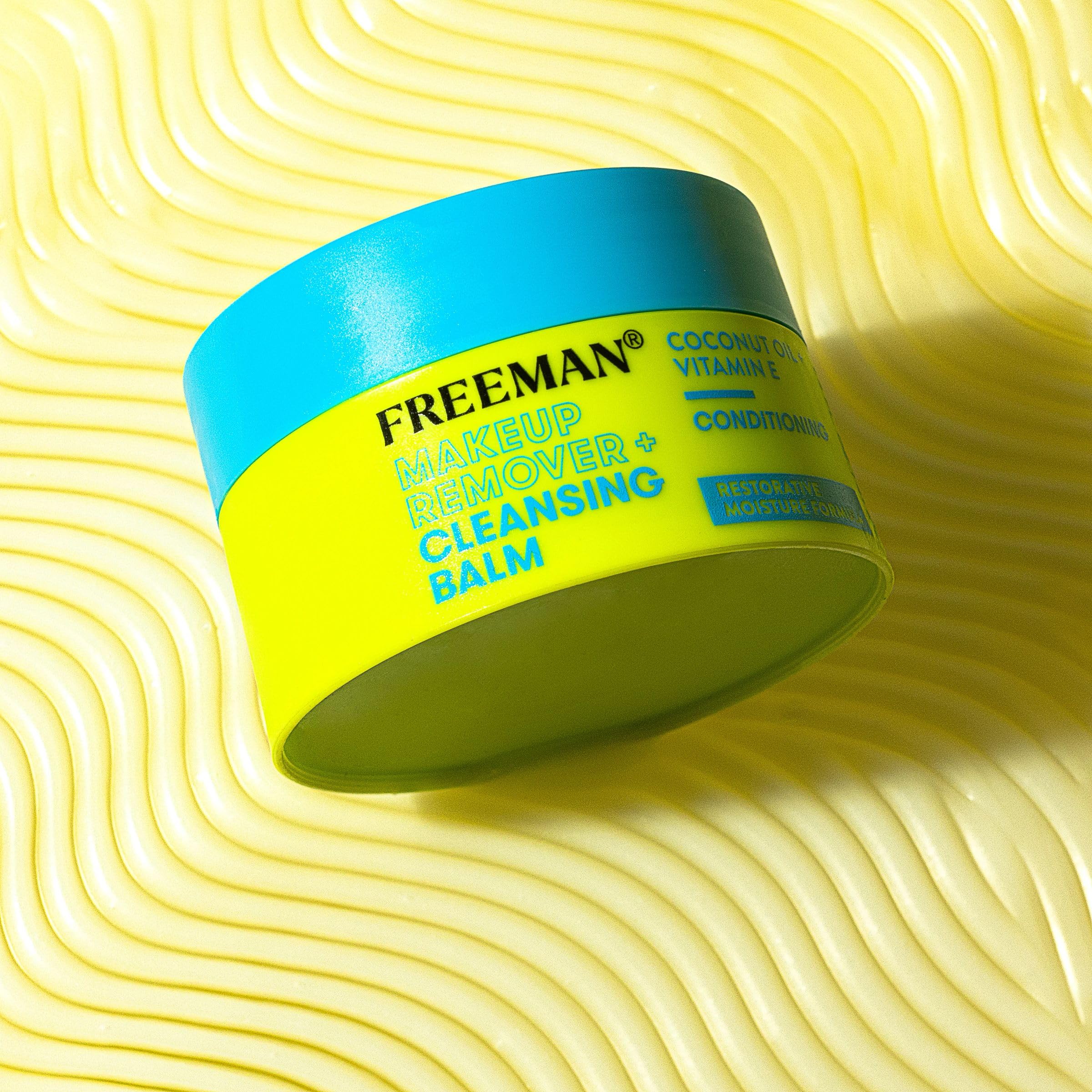 Freeman free-from badges show parabens, sulfates, phthalates, mineral oil are not used.