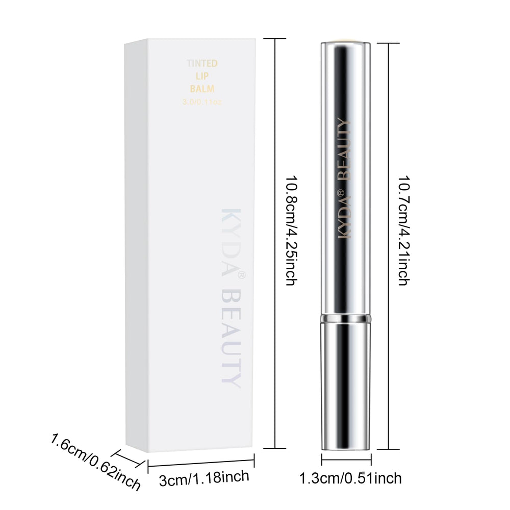 FREEORR Honey Lipstick on lips, showing lightweight hydration and shine.