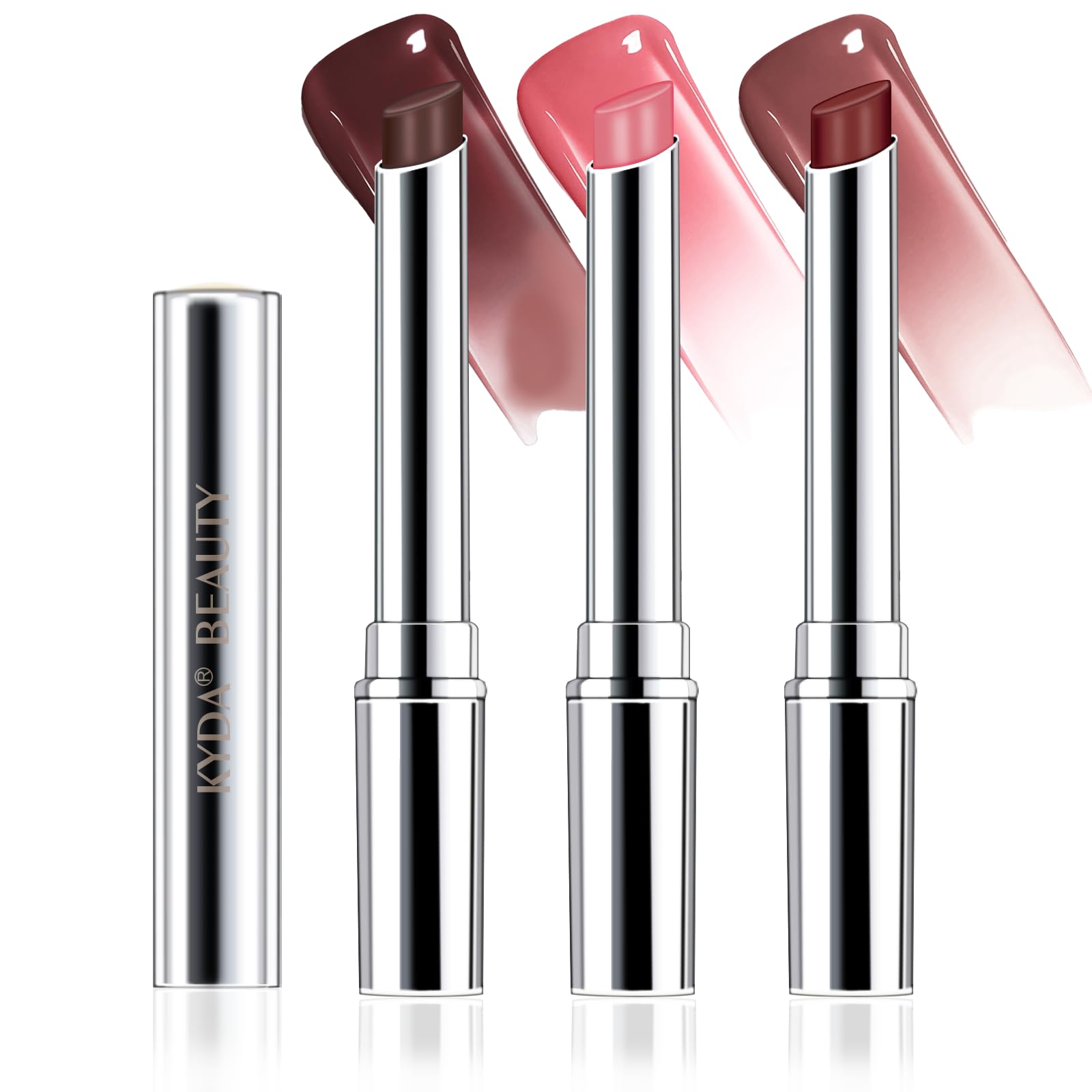FREEORR Honey Lipstick Black packaging, compact gloss-ready hydration for on-the-go use.
