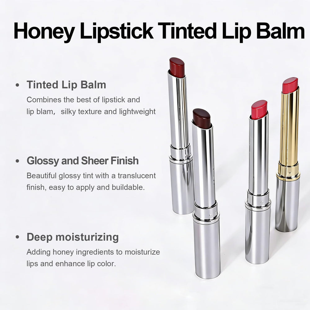 FREEORR Honey Lipstick Nude packaging, subtle shine for daily looks.