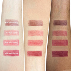 FREEORR Honey Lipstick Nude swatch, versatile sheer color with glossy finish.