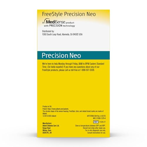 FreeStyle Precision Neo delivers a fast five-second test result.