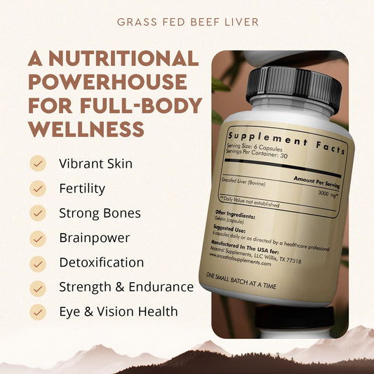 Close-up of freeze-dried beef liver nutrients including vitamins A and B12