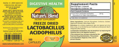 Probiotic capsule close-up showing 25 million bacteria