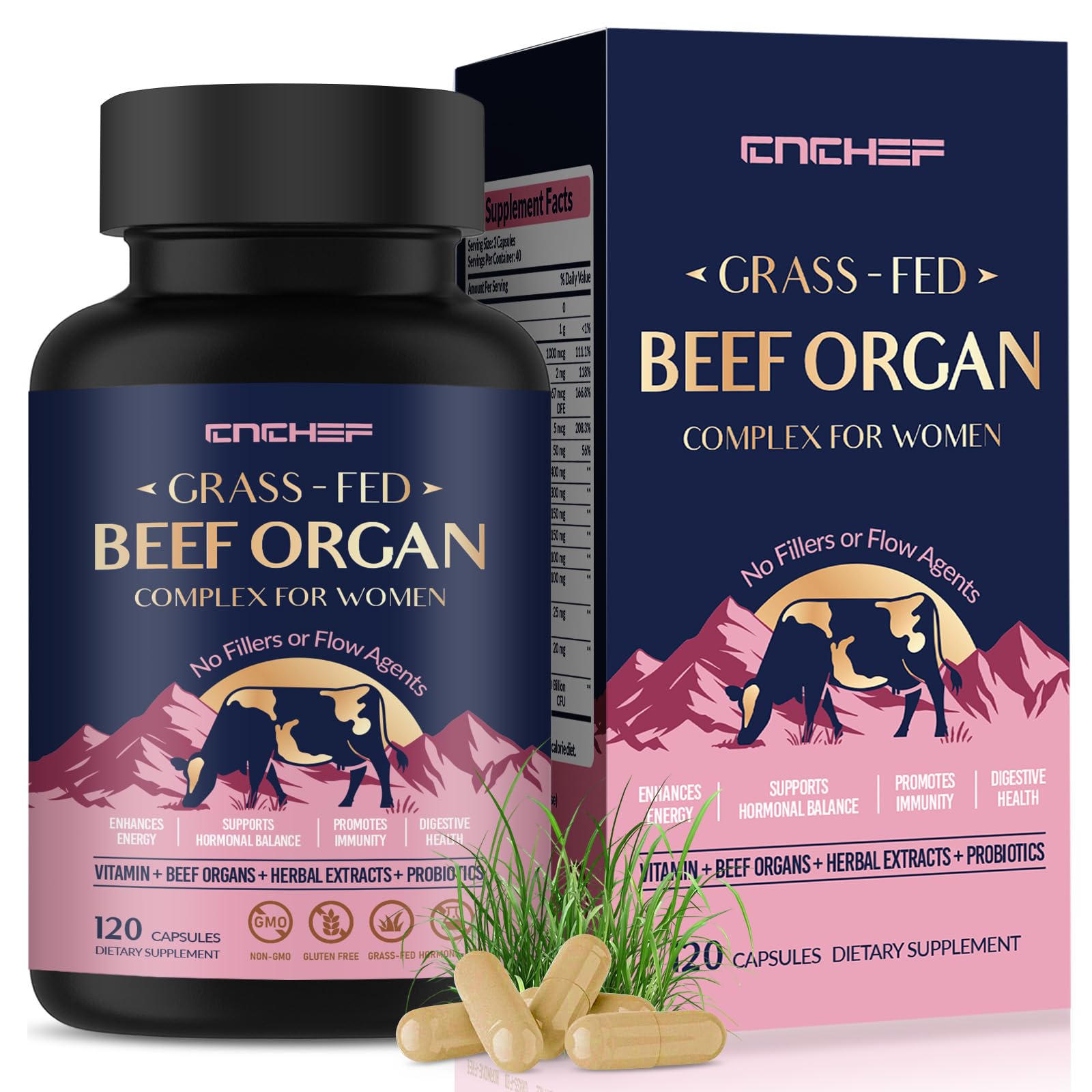 Freeze-dried grass-fed beef offal quality sign