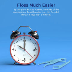 Travel case included with Frehut orthodontic flossers