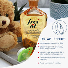 Pregnant belly being massaged with pregnancy massage oil