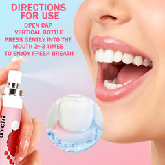 Grape flavour mouth spray bottle