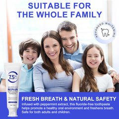 Fresh breath after brushing with hydroxyapatite toothpaste