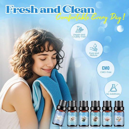 Fresh Cotton essential oil for laundry and home