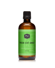 Fresh Cut Grass Scented Oil 100ml bottle with amber dropper cap