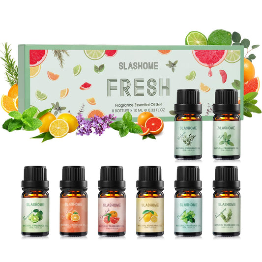 Fresh Essential Oils Set – 8-bottle lineup