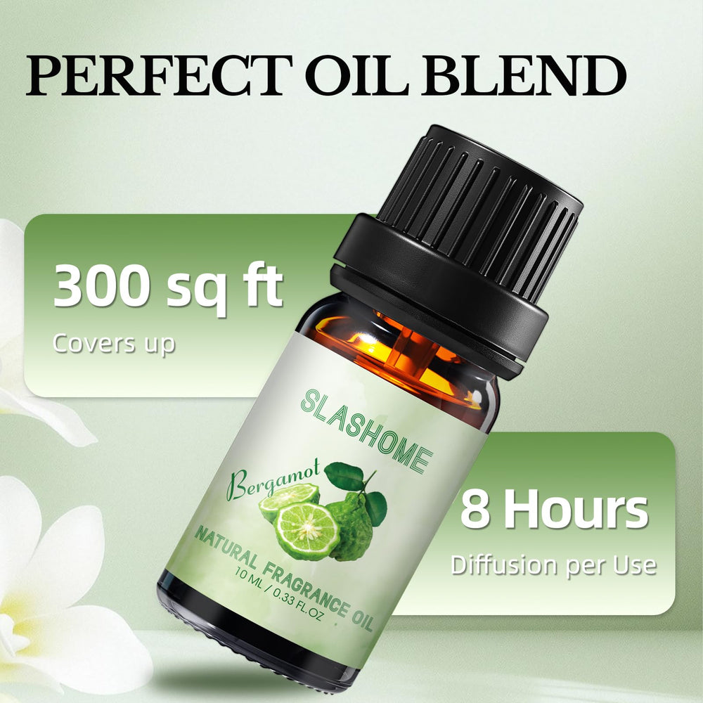 Peppermint essential oil bottle from the set