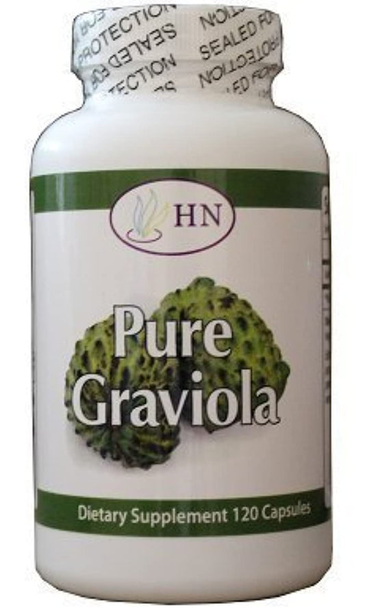 Fresh Health Nutrition Graviola 1000 mg Serving Capsules bottle, 120 count