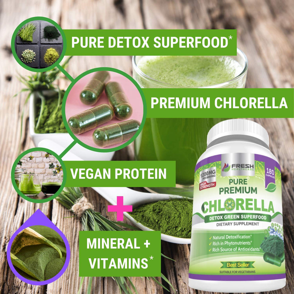 Chlorella capsule ingredients and CFG information