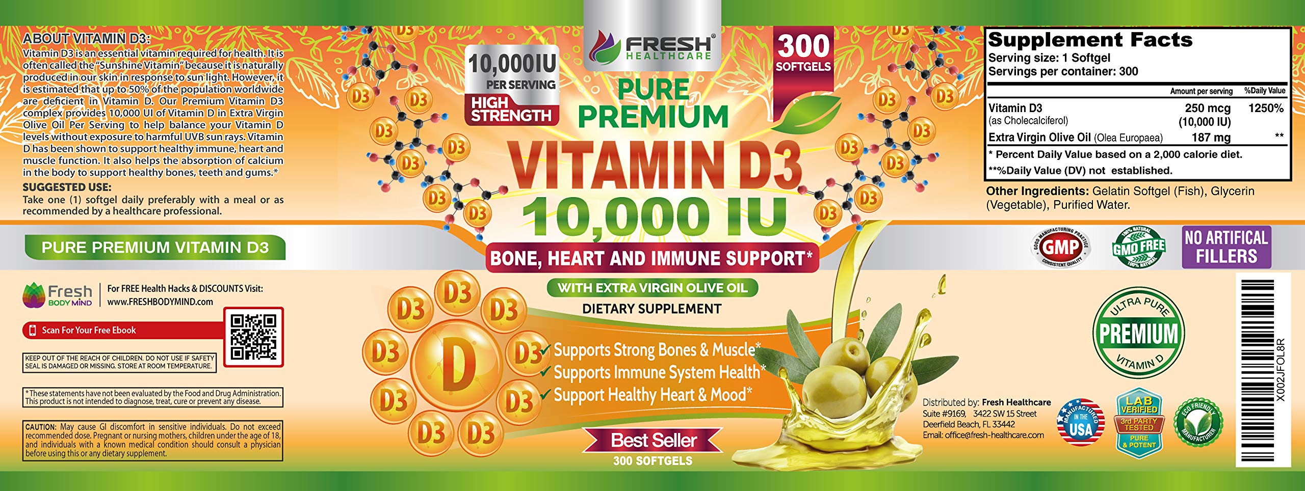 Lifestyle image suggesting immune support and joint health from Vitamin D3 supplement