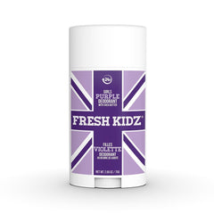 Fresh Kidz Girls Purple deodorant stick 75g front view highlighting all-day protection