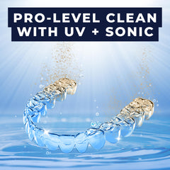 Three UVC lights for disinfection integrated in the Fresh Knight cleaner