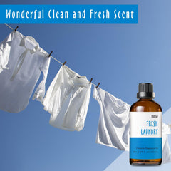 Close-up of Fresh Laundry Fragrance Oil bottle label