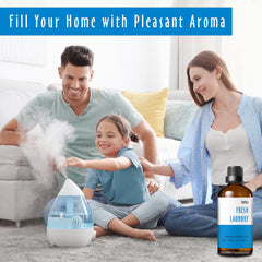 Fresh Laundry Fragrance Oil bottle with its minimalist gift box