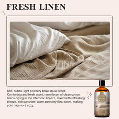 Fresh Linen fragrance oil in a diffuser setup