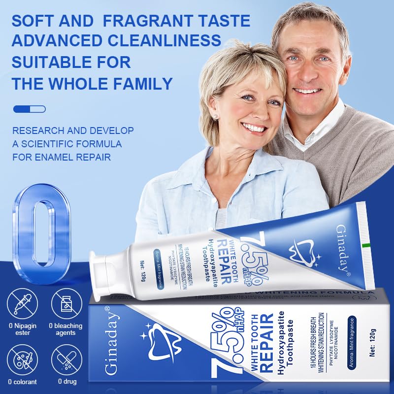 Hands brushing teeth with mint toothpaste for fresh breath