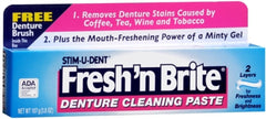 Fresh'n Brite denture cleaning paste 3.8 oz - pack of 4