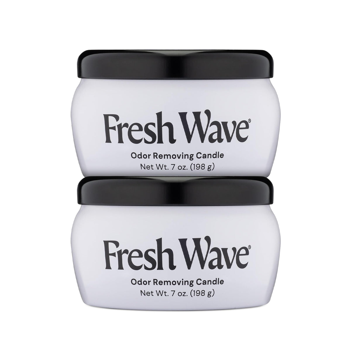 Fresh Wave Odor Removing Candle 7 oz 2-Pack - plant-based odor eliminator for home