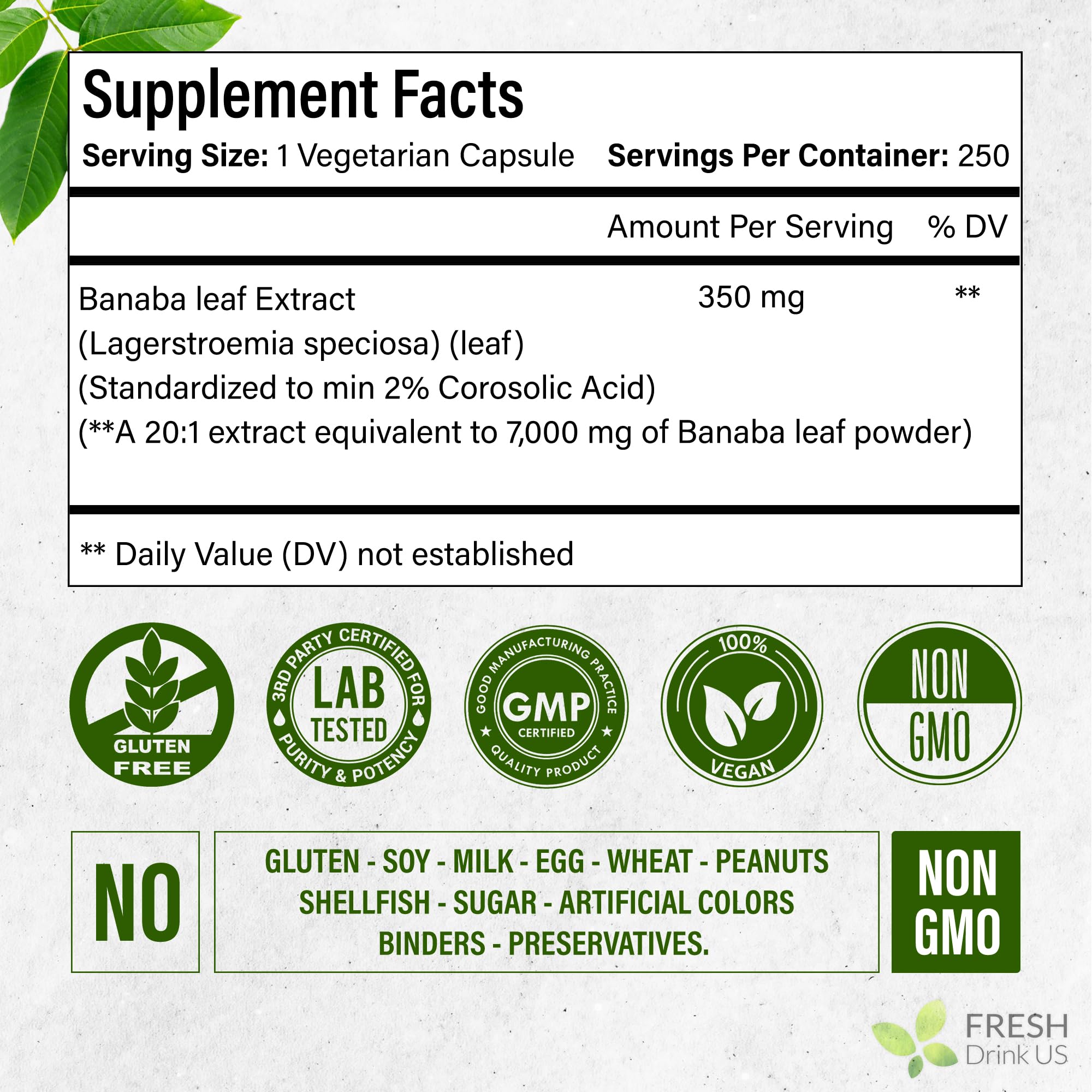 Lifestyle shot of Banaba capsules in daily routine