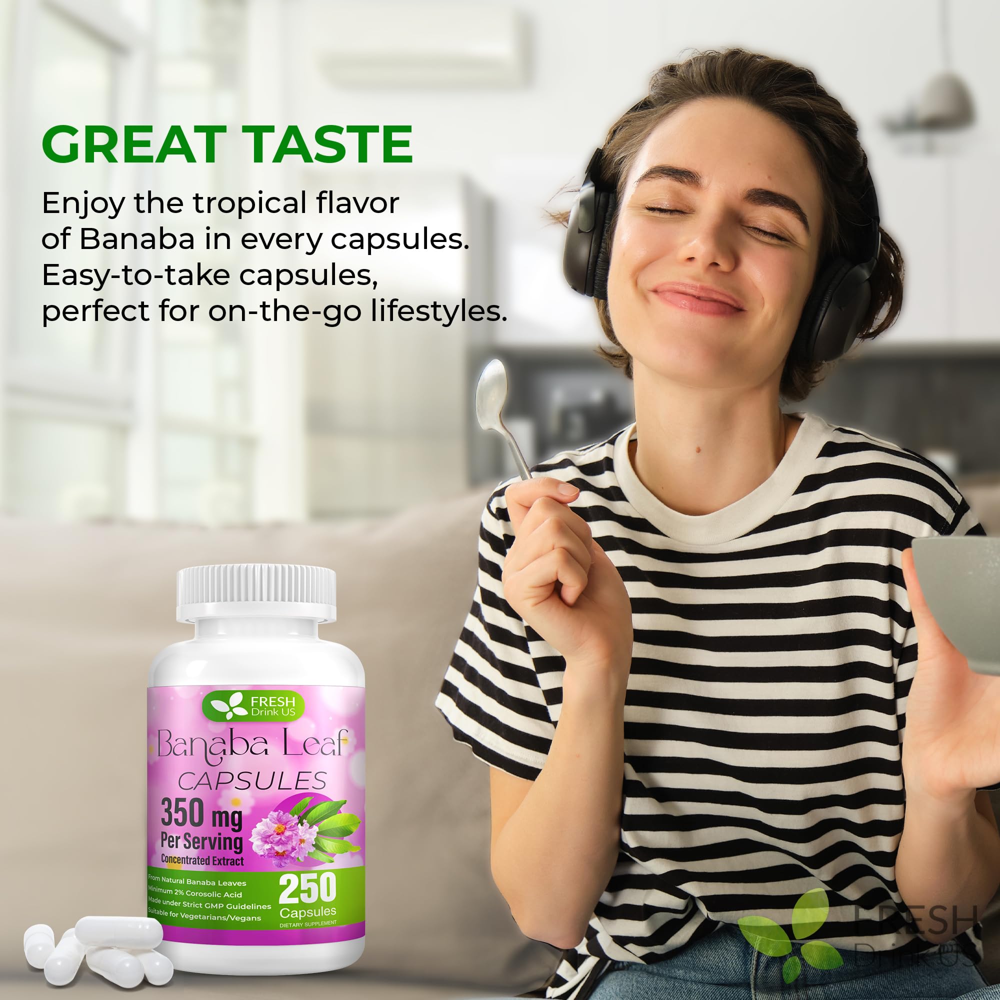 Banaba Leaves extract ingredients used in capsules