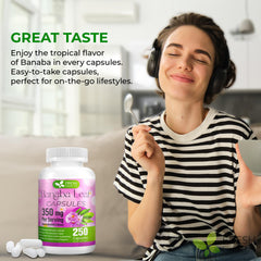 Banaba Leaves extract ingredients used in capsules