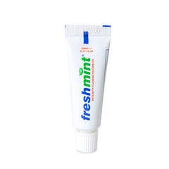 Freshmint 0.6 oz toothpaste tubes – 144 count, boxless packaging for savings