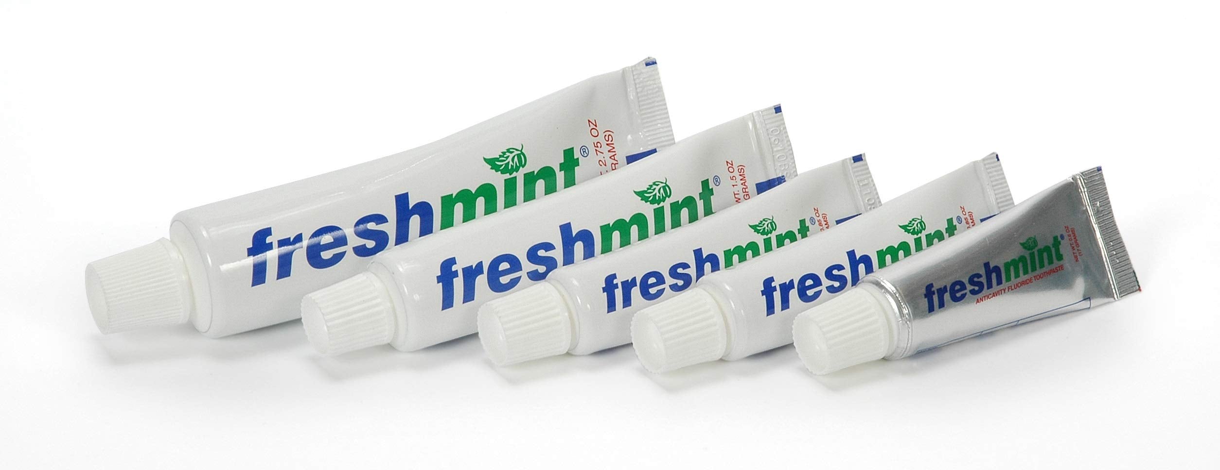 Travel-friendly toothpaste ideal for donations to non-profits and charities