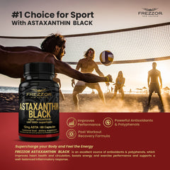 FREZZOR Astaxanthin Black bottle with packaging
