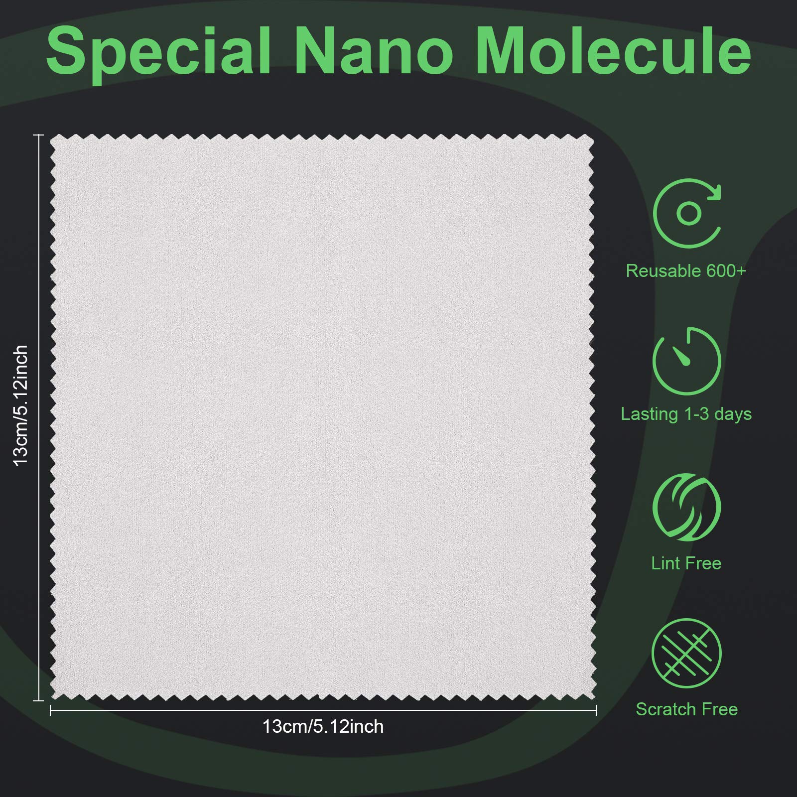 Back view of Frienda anti-fog wipes pack