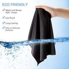 Microfiber cleaning cloths suitable for electronics and phones
