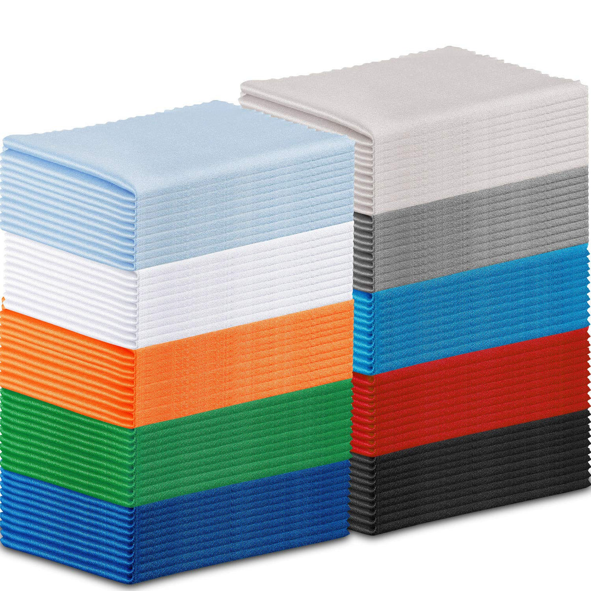 Frienda microfiber cleaning cloths in mixed colors, 7 x 6 inches
