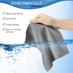 Assorted colors microfiber cloths for phones, tablets, and glasses