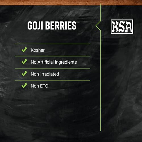 Close-up view of dried goji berries