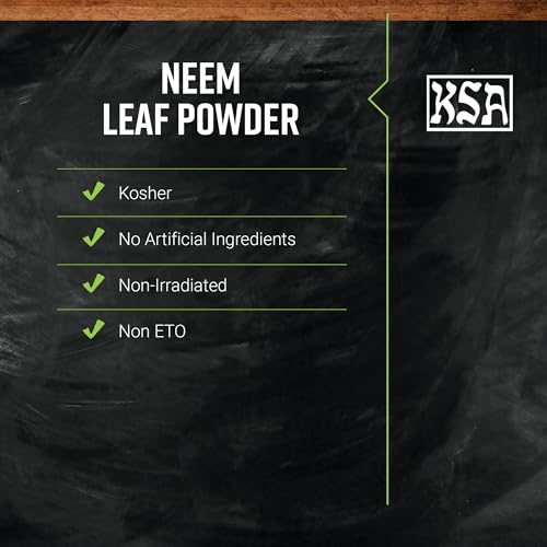 Frontier Bulk Neem Leaf Powder 16 oz back label