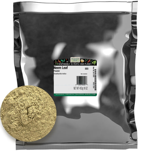 Frontier Bulk Neem Leaf Powder 16 oz front view