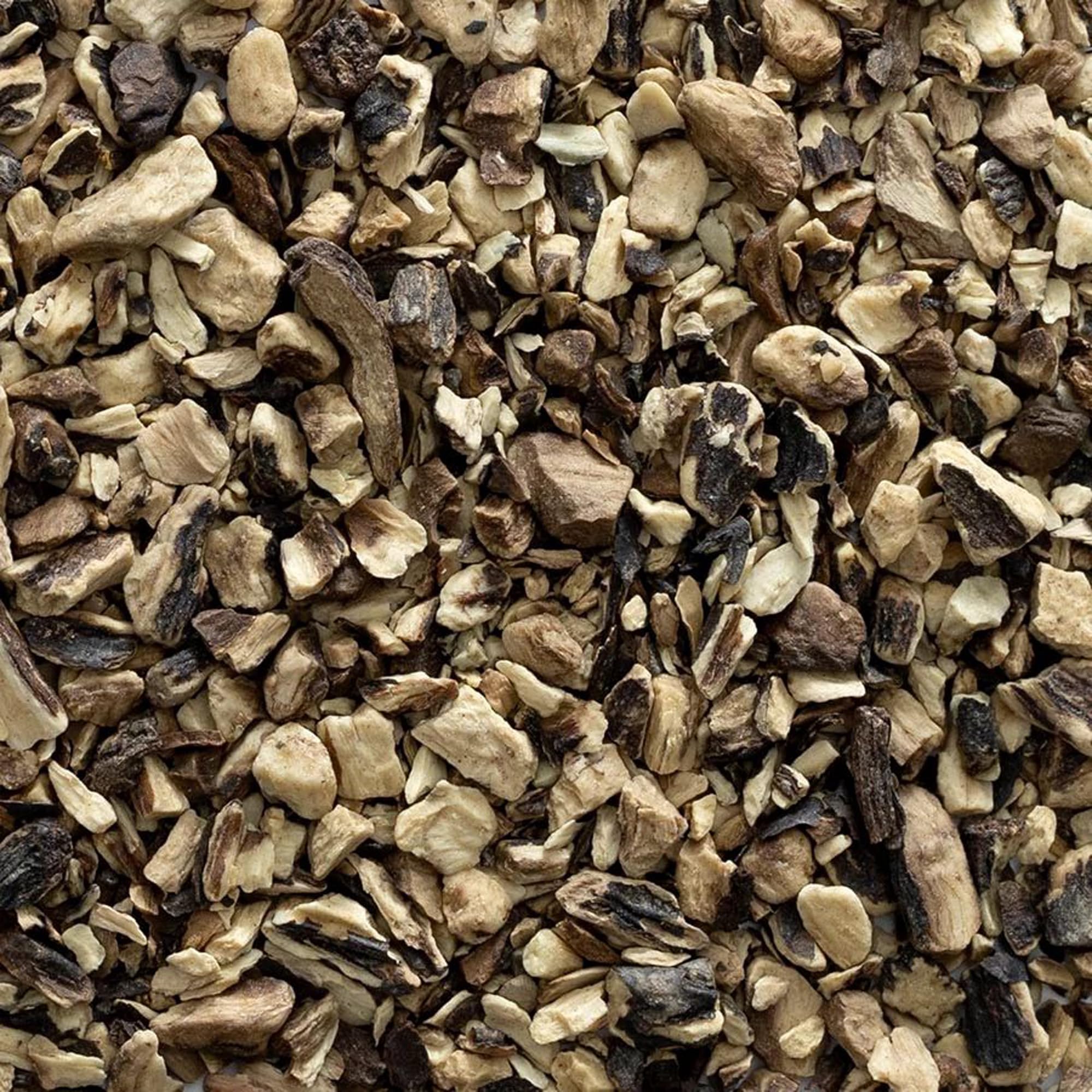 Comfrey root used in lotions, creams, and hair rinses