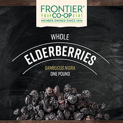 Close-up of dark purple dried elderberries