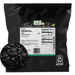Frontier Co-op Dried Elderberries 4lb bulk bag – whole berries