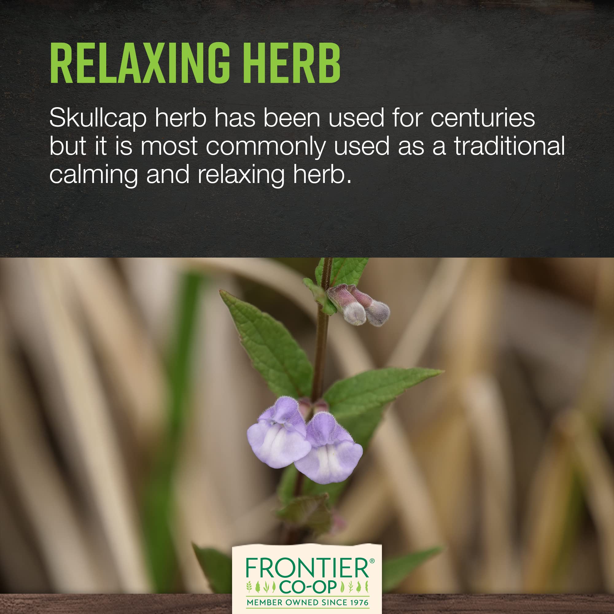 Organic skullcap from Frontier Co-op with kosher certification